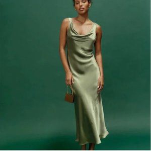 Reformation Bryn Dress Size S Artichoke